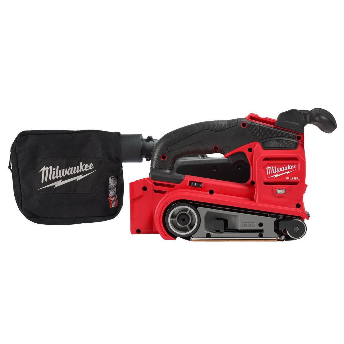 Milwaukee M18FBTS75-552X M18 FUEL 18V Brushless 75mm Belt Sander with 2 x 5.5Ah Battery, Charger & Case 4933479616
