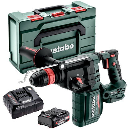 Metabo KH 18 LTX BL 28 Q 18V Brushless SDS+ Combination Hammer Drill with 1 x 2.0Ah Battery Charger & Metabox