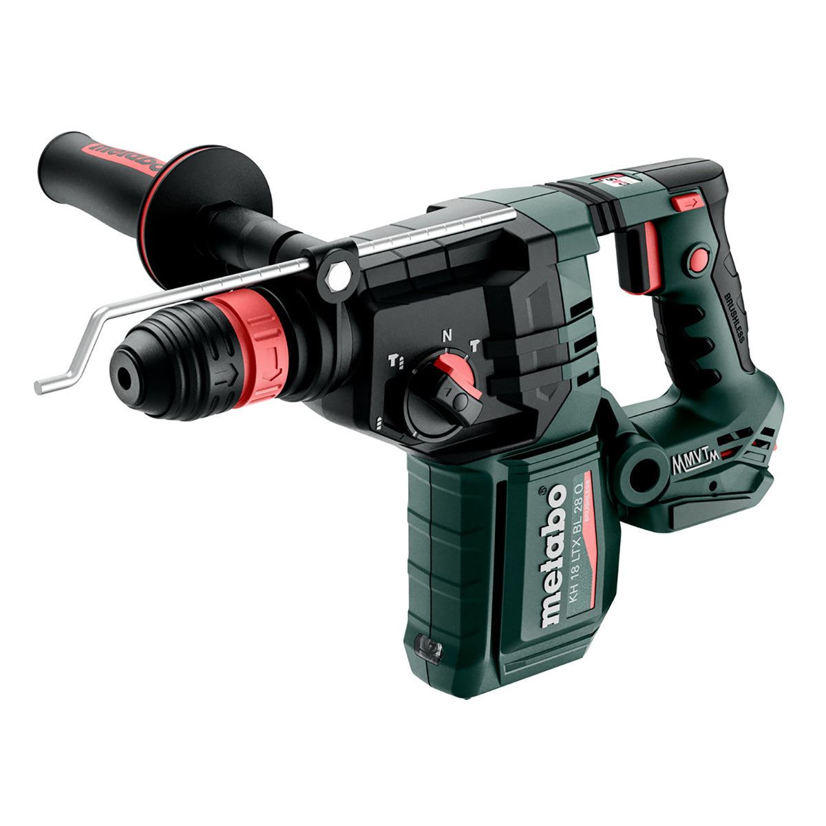 Metabo KH 18 LTX BL 28 Q 18V Brushless SDS+ Combination Hammer Drill with 1 x 4.0Ah Battery Charger & Metabox