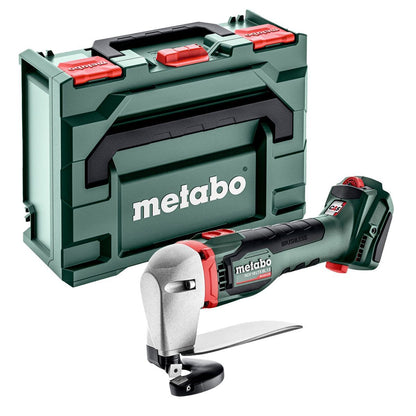 Metabo SCV 18 LTX BL 1.6 18V Brushless Metal Shear with 1 x 8.0Ah Battery Charger & Metabox