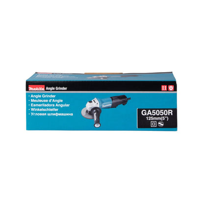 Makita GA5050R/1 125mm Corded Angle Grinder 110V Heavy-Duty Grinder for Precision Cutting & Grinding