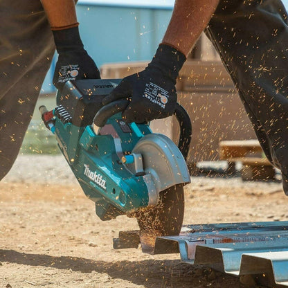 Makita DCE090ZX1 36V LXT 230mm Brushless Disc Cutter with 2 x 6.0Ah Battery & Charger