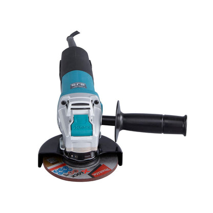 Makita GA5080RX05/2 125mm Corded Angle Grinder 240V Heavy-Duty Grinder for Precision Cutting & Grinding