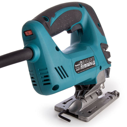 Makita 4350FCT/1 Orbital Jigsaw Tool-Less Blade Change With Job Light 110V/720W