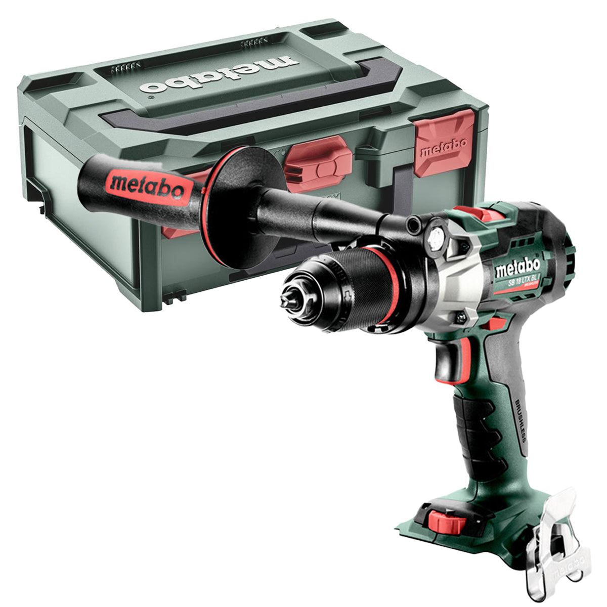 Metabo SB 18 LTX BL I 18V Brushless Combi Hammer Drill with 1 x 5.2Ah Battery Charger & Metabox