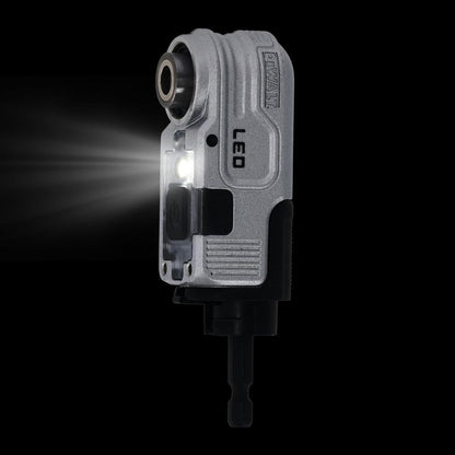 Dewalt DTLRA-QZ 1/4" Hex Impact Right Angle Attachment with LED Light