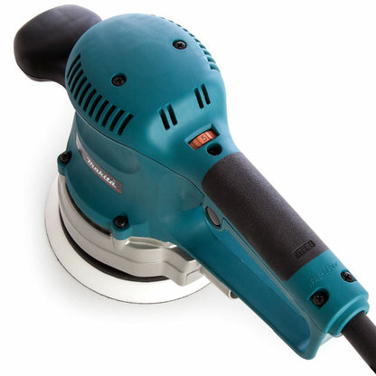 Makita BO6030/2 150mm Corded Random Orbit Sander With Dust Bag 240V