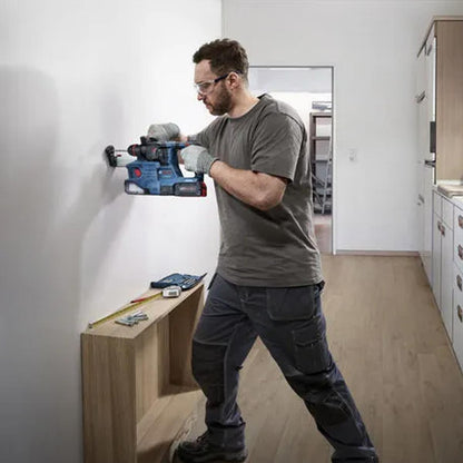 Bosch GBH 18V-22 X 18V Brushless SDS+ Rotary Hammer Drill with 2 x 5.0Ah Battery, Charger & Case 0611924171