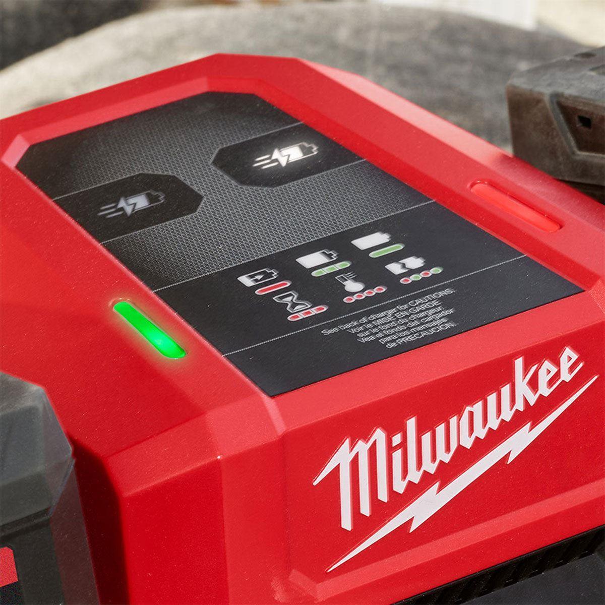 Milwaukee M18FNRG-122 18V M18 Forge 2 x 12.0Ah Batteries & Dual Bay Super Charger Pack 4933498615