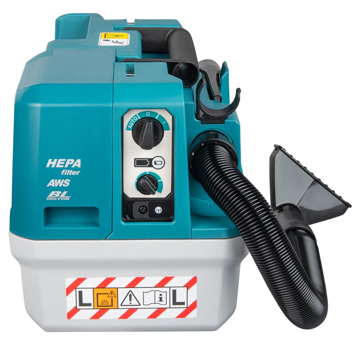 Makita VC013GLZ03 40V Max XGT Brushless Vacuum Cleaner with 1 x 2.5Ah Battery & Charger