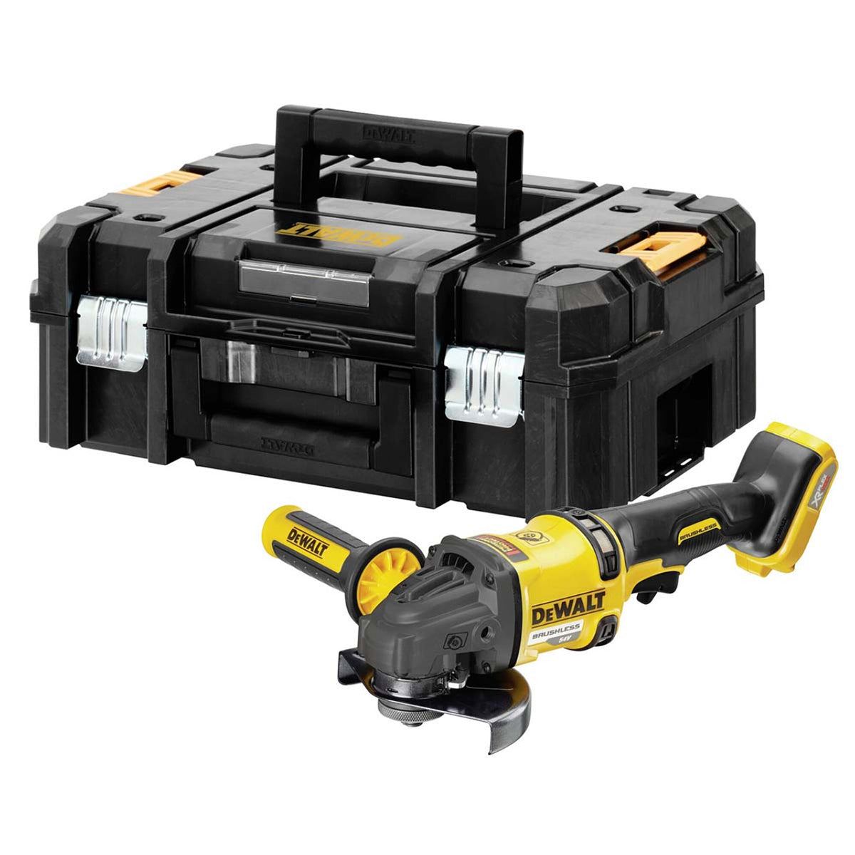 Dewalt DCG418NT 54V XR FLEXVOLT Brushless Angle Grinder with 1 x 9.0Ah Battery & Charger