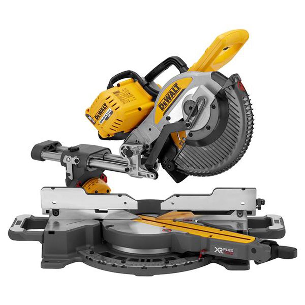 Dewalt DCS727N 54V XR FlexVolt Brushless Slide Mitre Saw with Leg Stand