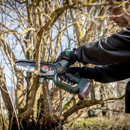 Metabo MS 18 LTX 15 18V 150mm Pruning Saw with 1 x 4.0Ah Battery Charger & Metabox