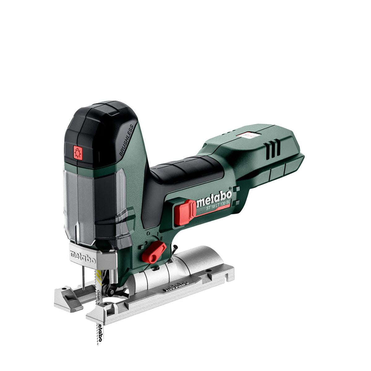 Metabo ST 18 LT 130 BL 18V Brushless Jigsaw with 1 x 2.0Ah Battery Charger & Metabox