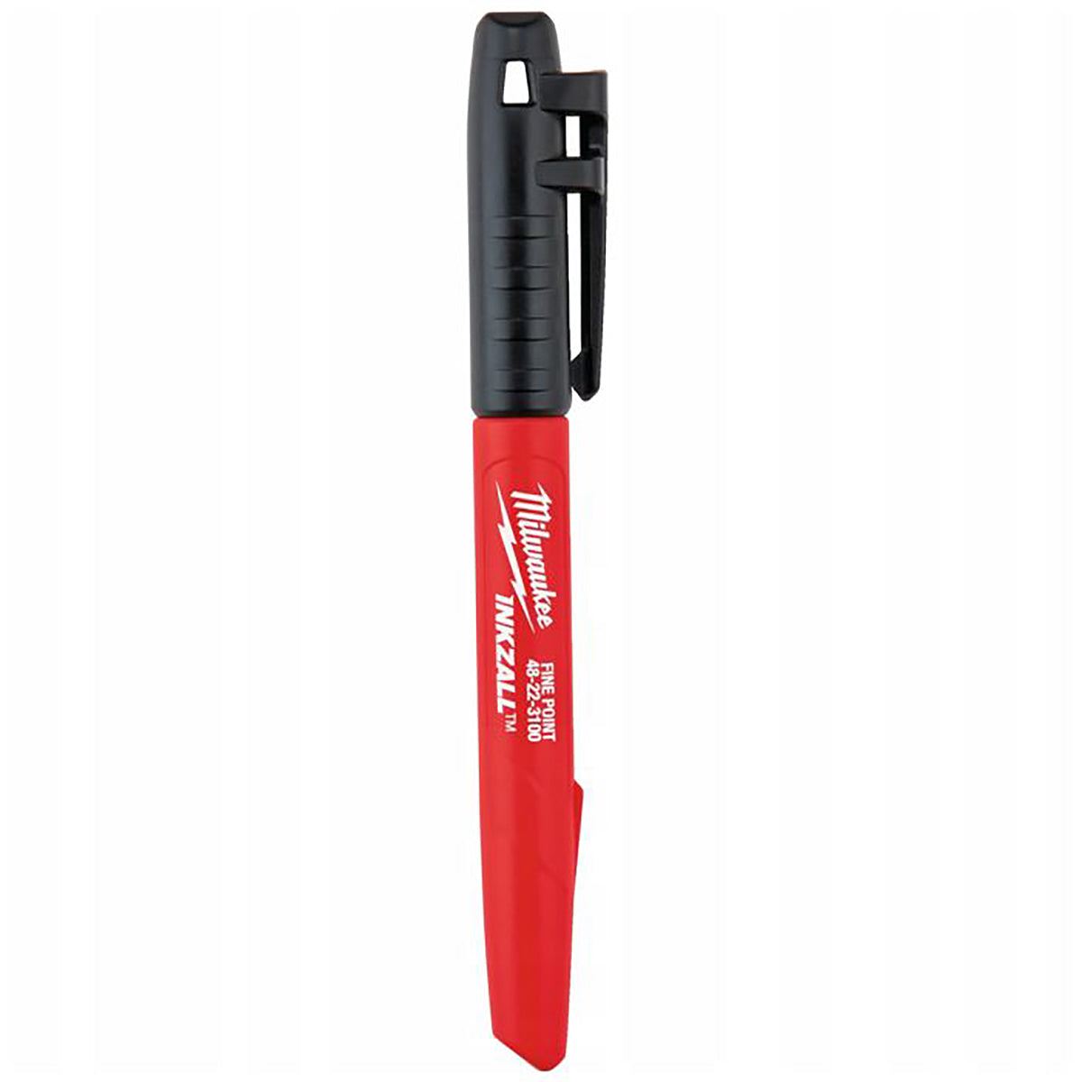 Milwaukee INKZALL Markers Black 4 Pieces Set 4932480551