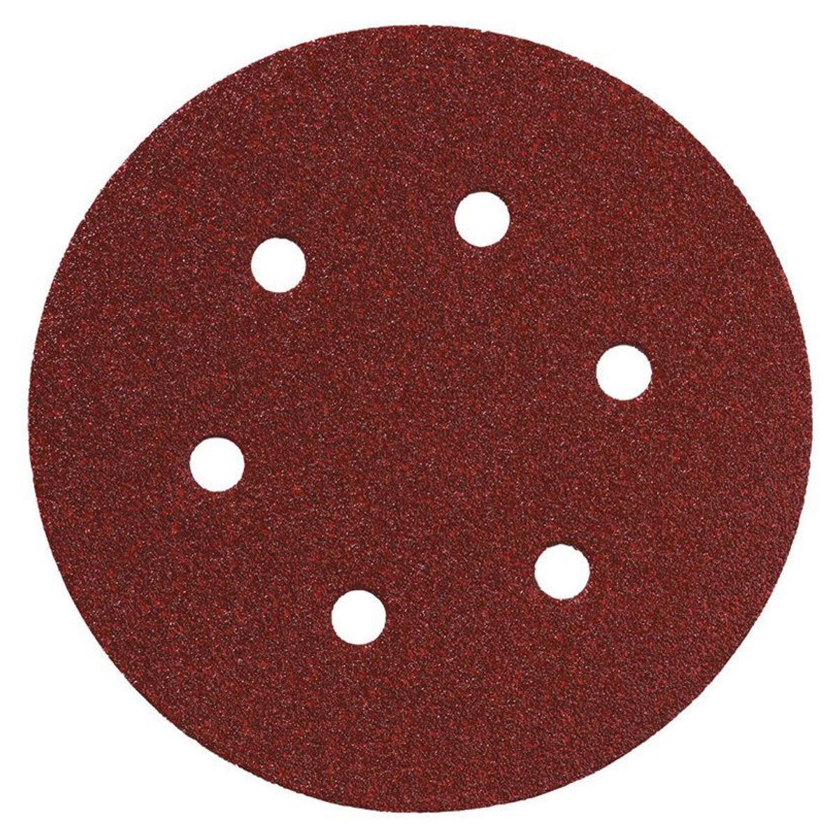 Metabo 624066000 150mm Orbital Hook & Loop Assorted Sanding Sheets Pack of 25