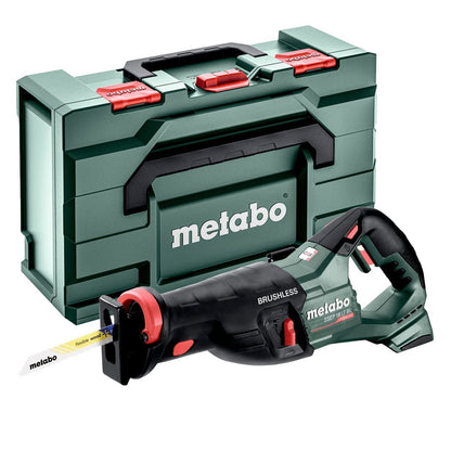 Metabo SSEP 18 LT BL 18V Brushless Sabre Saw with 1 x 8.0Ah Battery Charger & Metabox