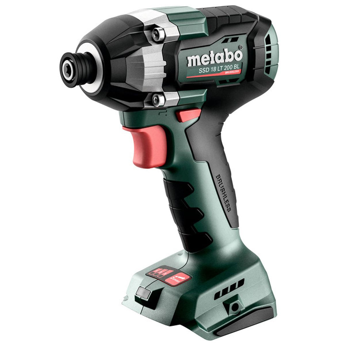 Metabo SSD 18 LT 200 BL 18V Brushless 1/4" Impact Driver with 1 x 4.0Ah Battery & Charger