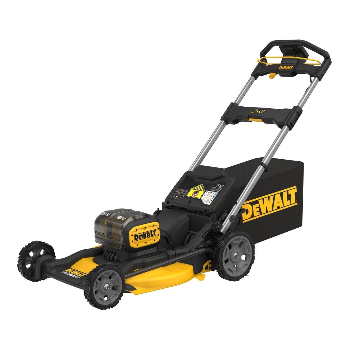 Dewalt DCMWP134N-XJ 36V Brushless Lawn Mower with 2 x 6.0Ah Battery & Charger