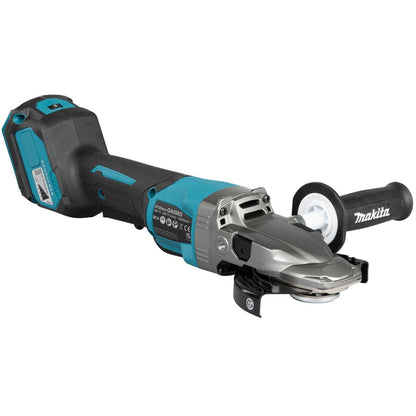 Makita GA056GZ01 40V Max XGT 125mm Brushless Flat-head Angle Grinder Body Only With Makpac Case