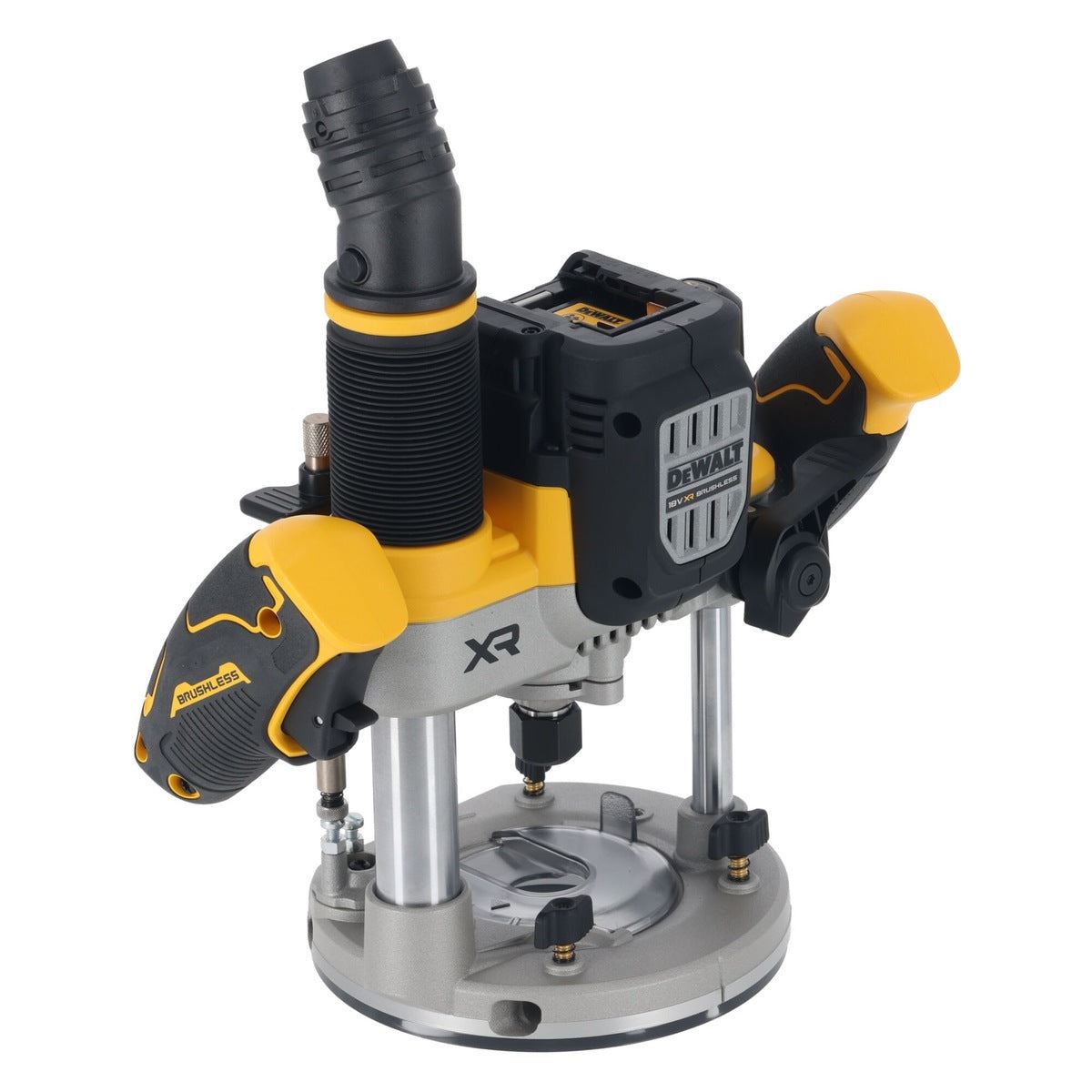 Dewalt DCW620NT 18V XR Brushless 1/2" Plunge Router with 1 x 9.0Ah Battery Charger & Case
