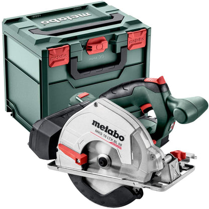 Metabo MKS 18 LTX BL 58 18V Brushless 165mm Circular Saw with 1 x 8.0Ah Battery Charger & Metabox