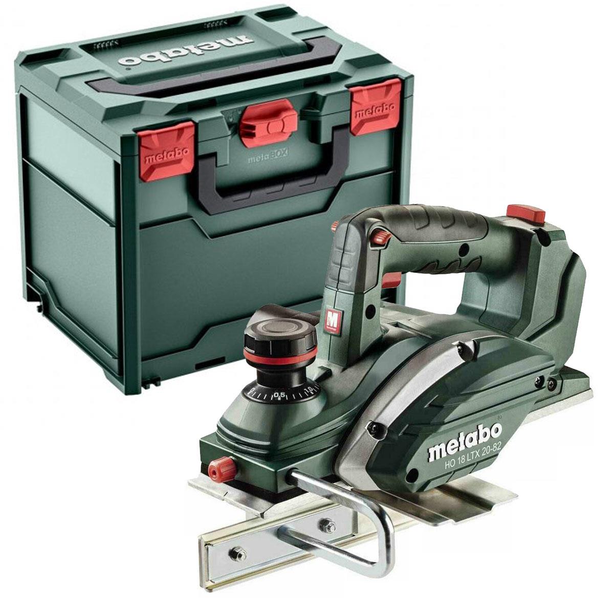 Metabo HO 18 LTX 20-82 18V Cordless Planer with 1 x 2.0Ah Battery Charger & Metabox