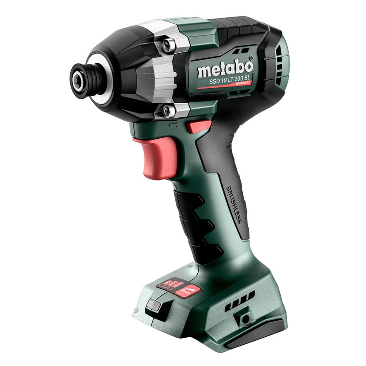 Metabo SSD 18 LT 200 BL 18V Brushless 1/4" Impact Driver with 1 x 2.0Ah Battery & Charger