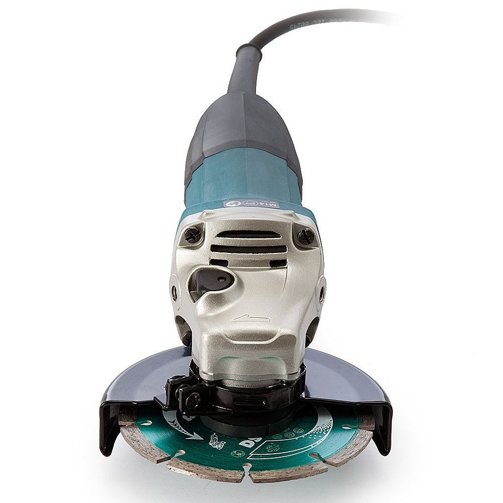Makita GA4530RKD/2 115mm/4.5" Angle Grinder With Case & Diamond Blade 240V