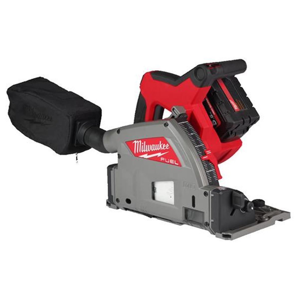 Milwaukee M18FPS55-552PEB 18V 165mm Fuel Brushless Plunge Saw with 2 x 5.5Ah Battery with Blade & Guide Rail Kit
