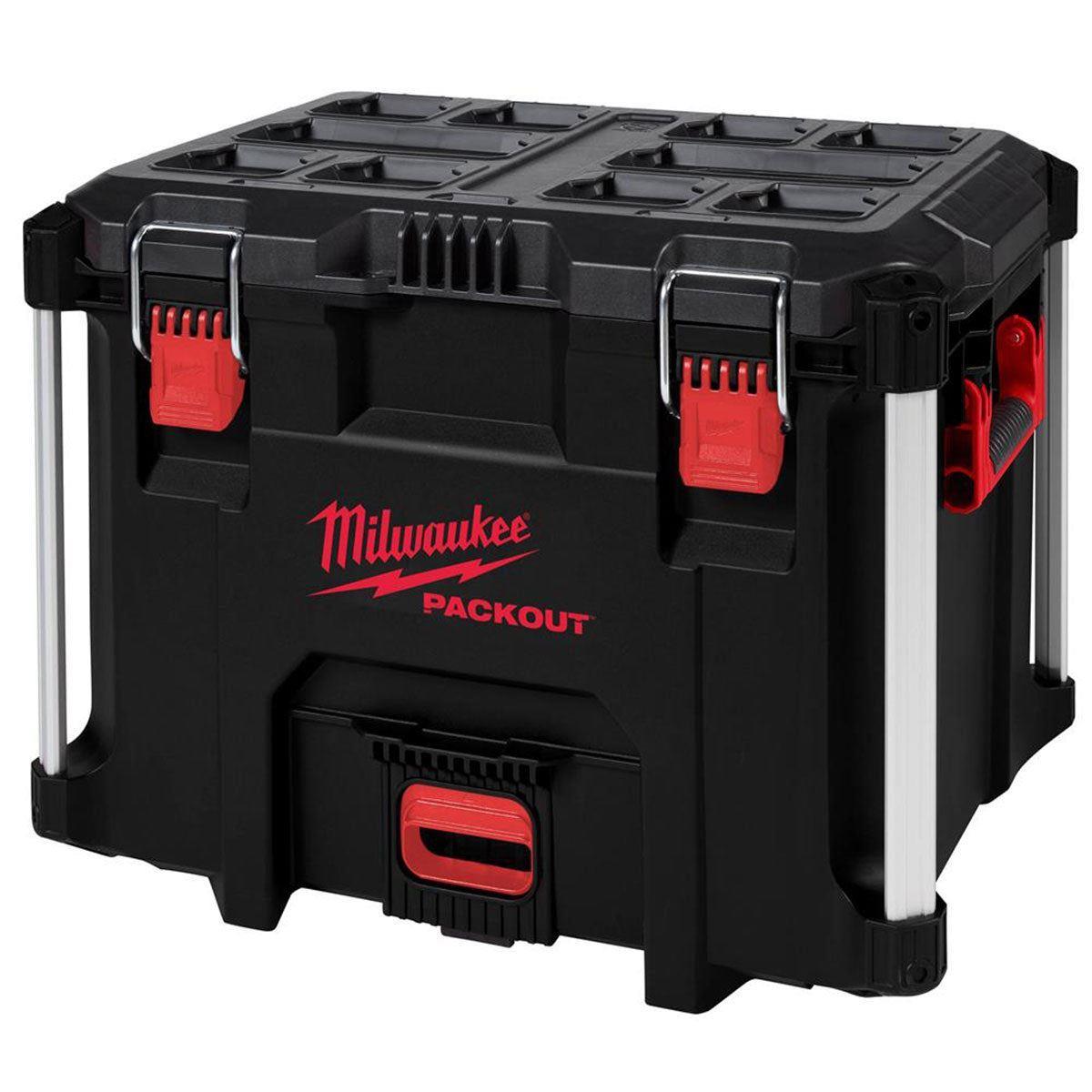 Milwaukee Packout 2 Wheeled Cart with XL Tool Box & 2 Drawer Tool Box