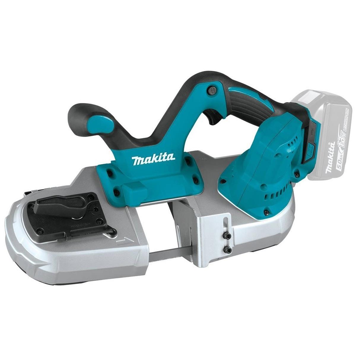 Makita DPB182Z 18V LXT Band Saw with 1 x 9.0Ah Battery & Charger