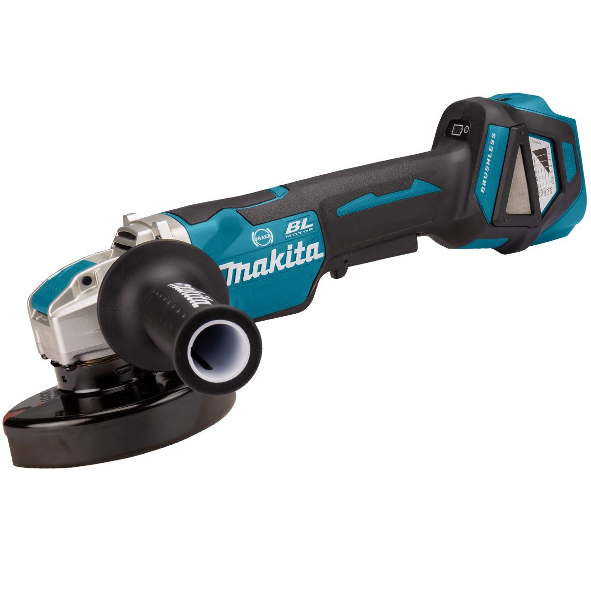 Makita DGA519Z 18V LXT Brushless 125mm Angle Grinder with 1 x 6.0Ah Battery & Charger