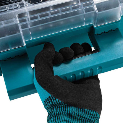 Makita MAKTRAK 3 Piece Tool Organiser Set Stackable Compact & Medium Storage Case