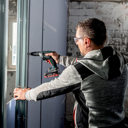 Metabo TBS 18 LTX BL 5000 18V Brushless Drywall Screwdriver with 1 x 2.0Ah Battery Charger & Metabox