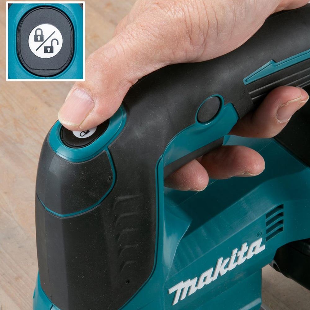 Makita DJV184Z 18V LXT Brushless Top Handle Jigsaw with 1 x 6.0Ah Battery & Charger