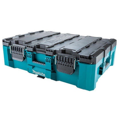Makita MAKTRAK 4 Piece Tool Storage Set Modular Rolling Chest, Large & Medium Box, Deep Organiser