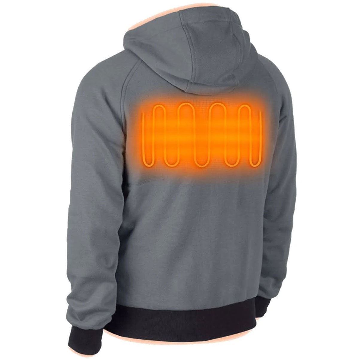 Milwaukee M12HHGREY4-0 12V Grey Heated Hoodie - XL Extra Large 4932480069