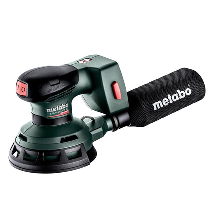 Metabo SXA 18 LTX 125 BL 18V Brushless Random Orbital Sander with 1 x 2.0Ah Battery Charger & Metabox