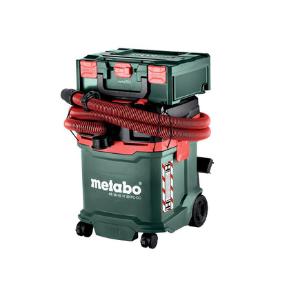 Metabo AS 36-18 H 30 PC-CC 18V H-Class Vacuum Cleaner with 1 x 8.0Ah Battery & Charger