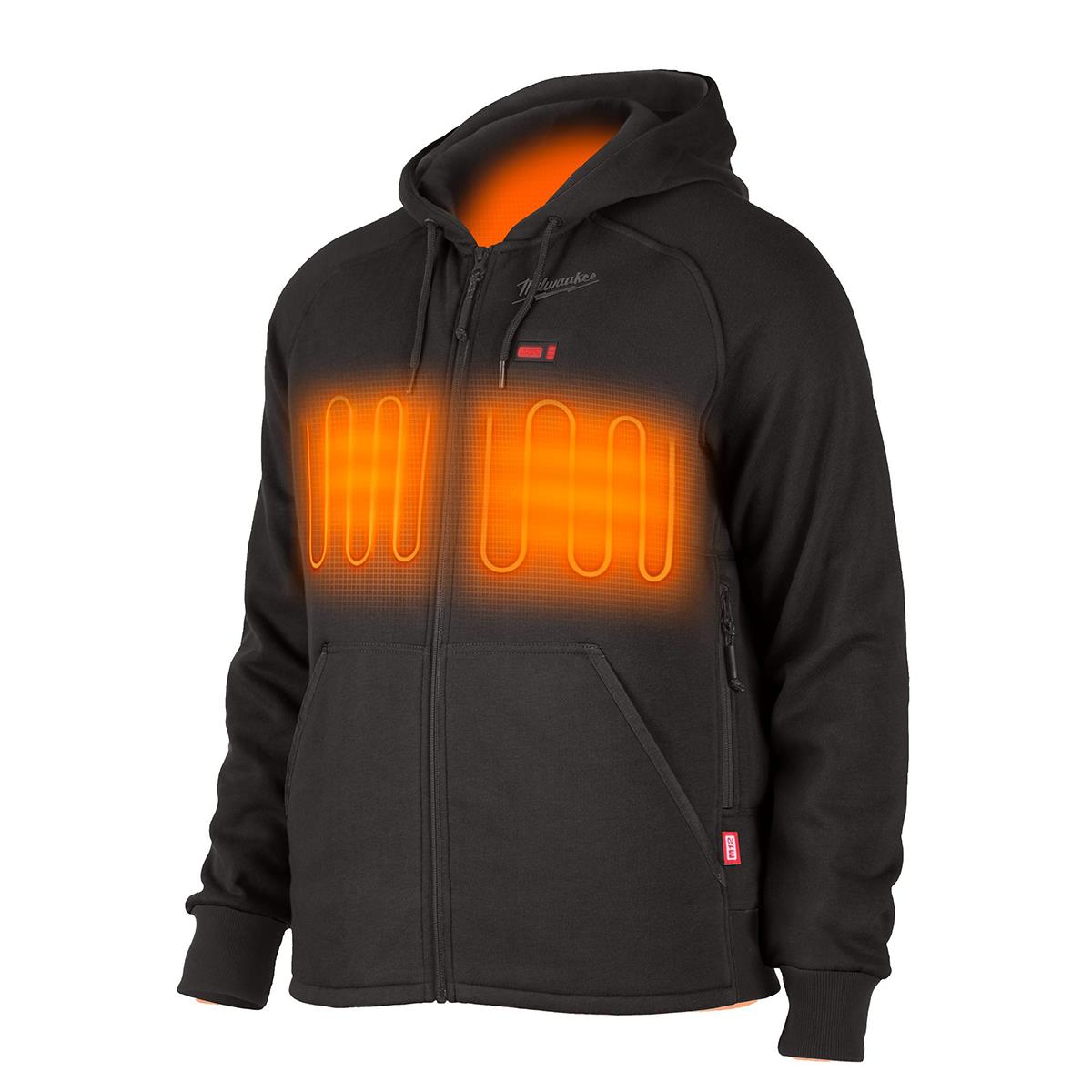 Milwaukee M12HHBL4-0 12V Black Heated Hoodie - Small 4932480061