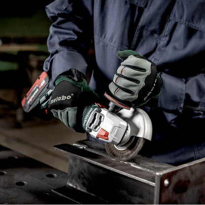 Metabo WB 18 LT BL 11-125 18V Brushless Angle Grinder with 1 x 8.0Ah Battery Charger & Case