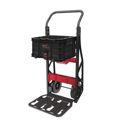 Milwaukee Packout 2 Wheeled Cart with Crate, Divider & XL Tool Box