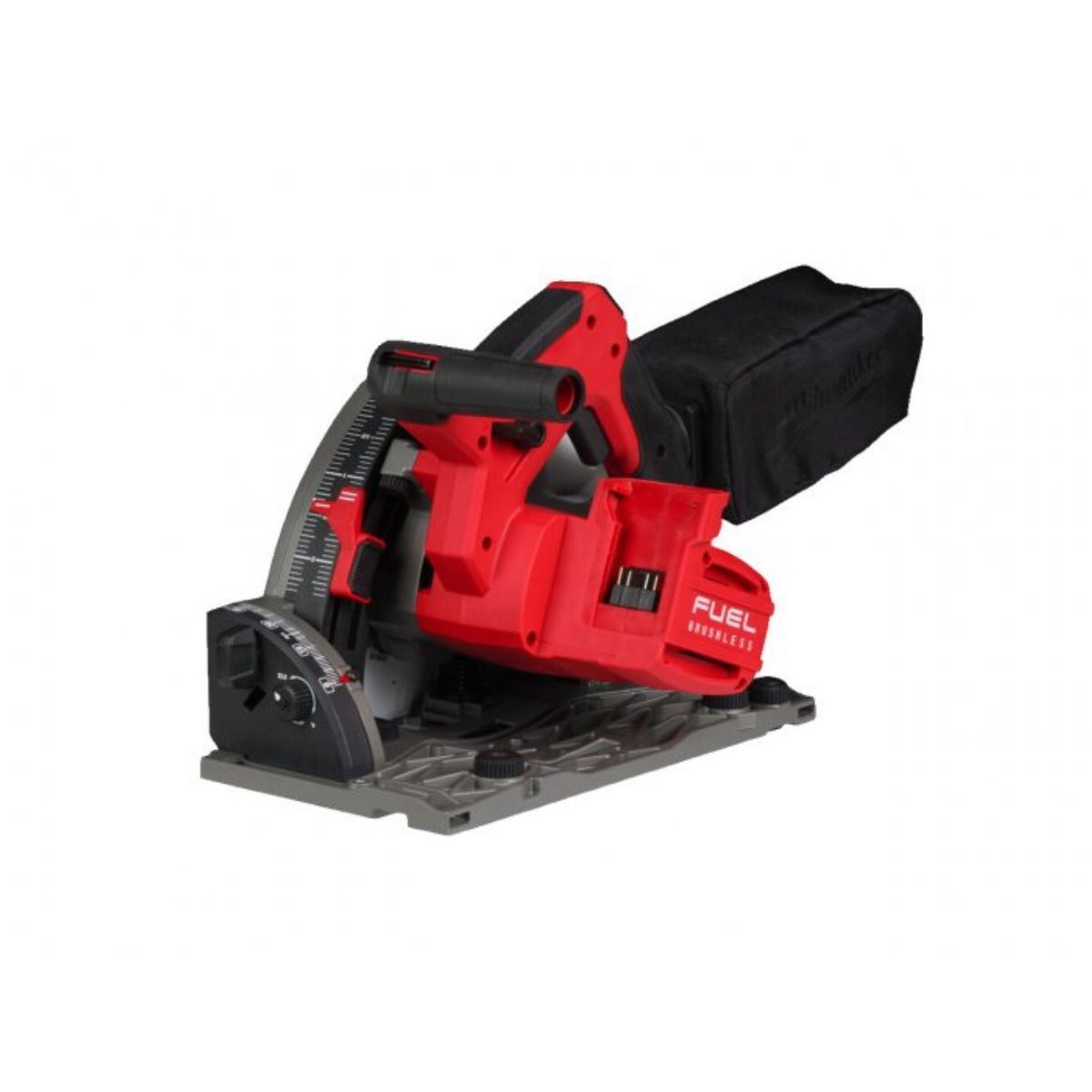 Milwaukee M18FPS55-0PEB 18V 165mm Fuel Brushless Plunge Saw with 2 x 5.0Ah Battery with Blade & Guide Rail Kit